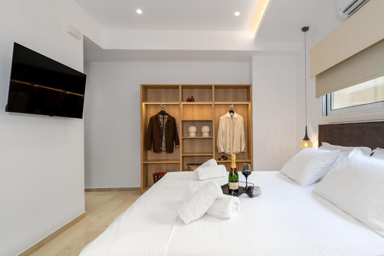 Luxury Suite In Downtown Heraklion Exteriör bild